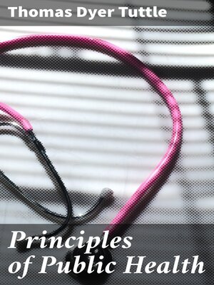 cover image of Principles of Public Health